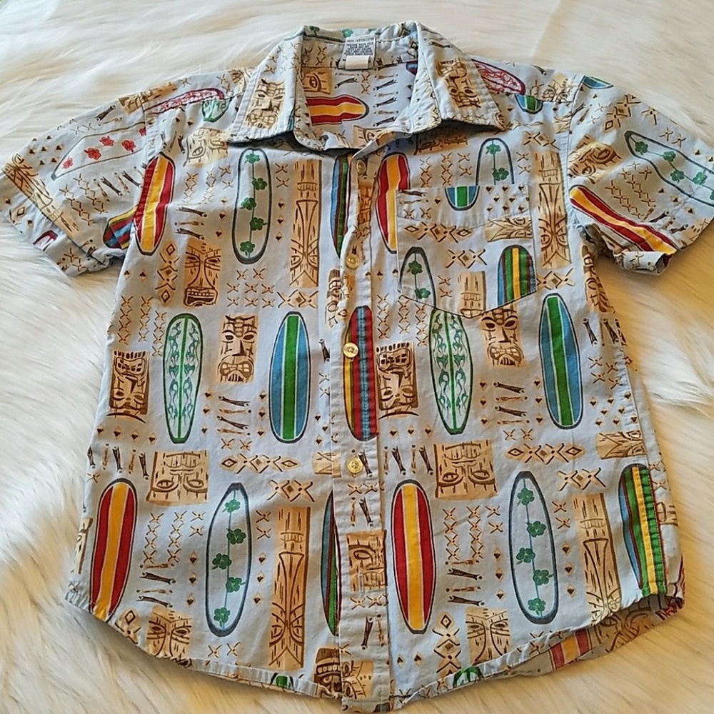Old Navy Hawaiian Style Button Down Shirt